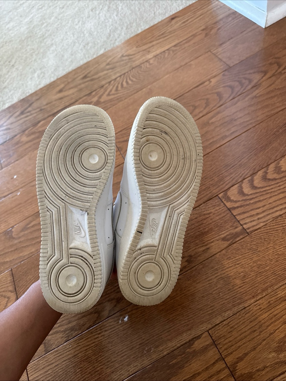 Nike Air Force 1 Low White GS Size 5Y Youth Women's 6.5 Triple White CW2288-111 - Picture 6 of 9